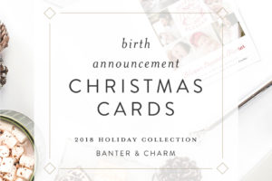 birth announcement christmas cards