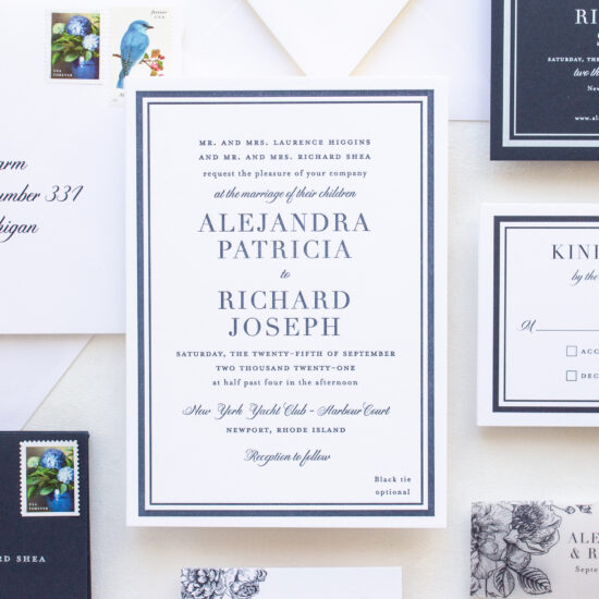 Printed Vellum Wedding Invitations | Alejandra - Banter and Charm