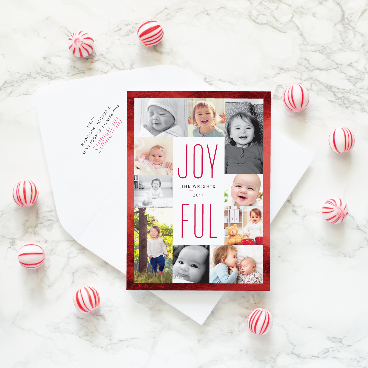 Christmas Cards with Lots of Photos | 2017 Holiday Collection