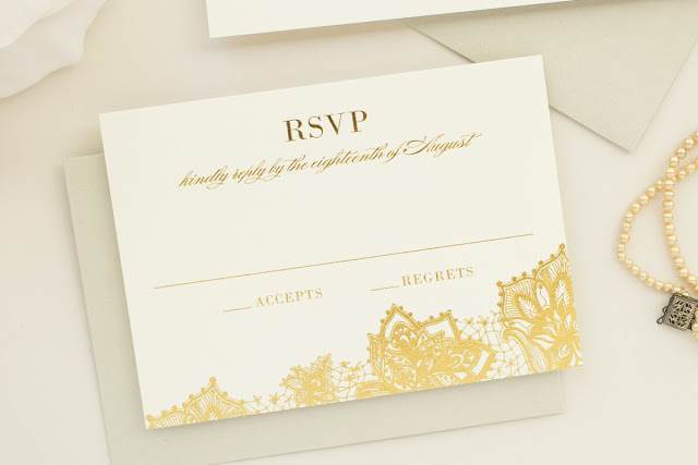 foil stamping wedding invitations
