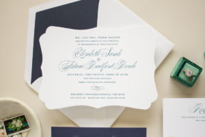 typographic letterpress invitations