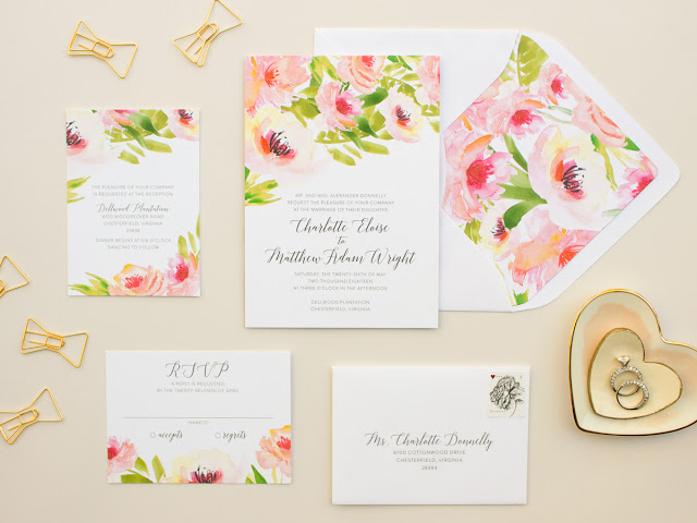 The Watercolor Collection 2016 Wedding Invitations: Ethereal