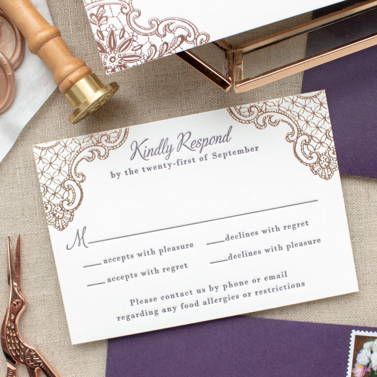 Wedding Stationery Guide RSVP Card Wording Samples Banter And Charm