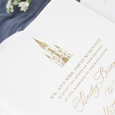 venue illustration wedding invitations