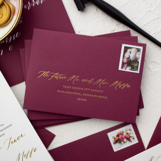 National Shrine of St Rita of Cascia Wedding Invitation - Banter and Charm