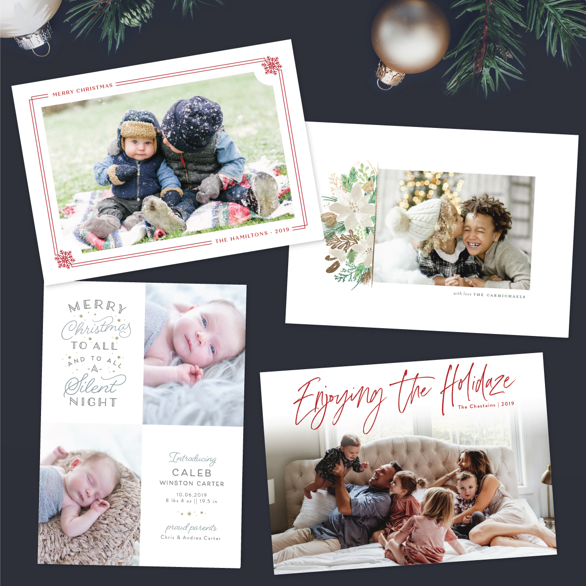 minted holiday cards