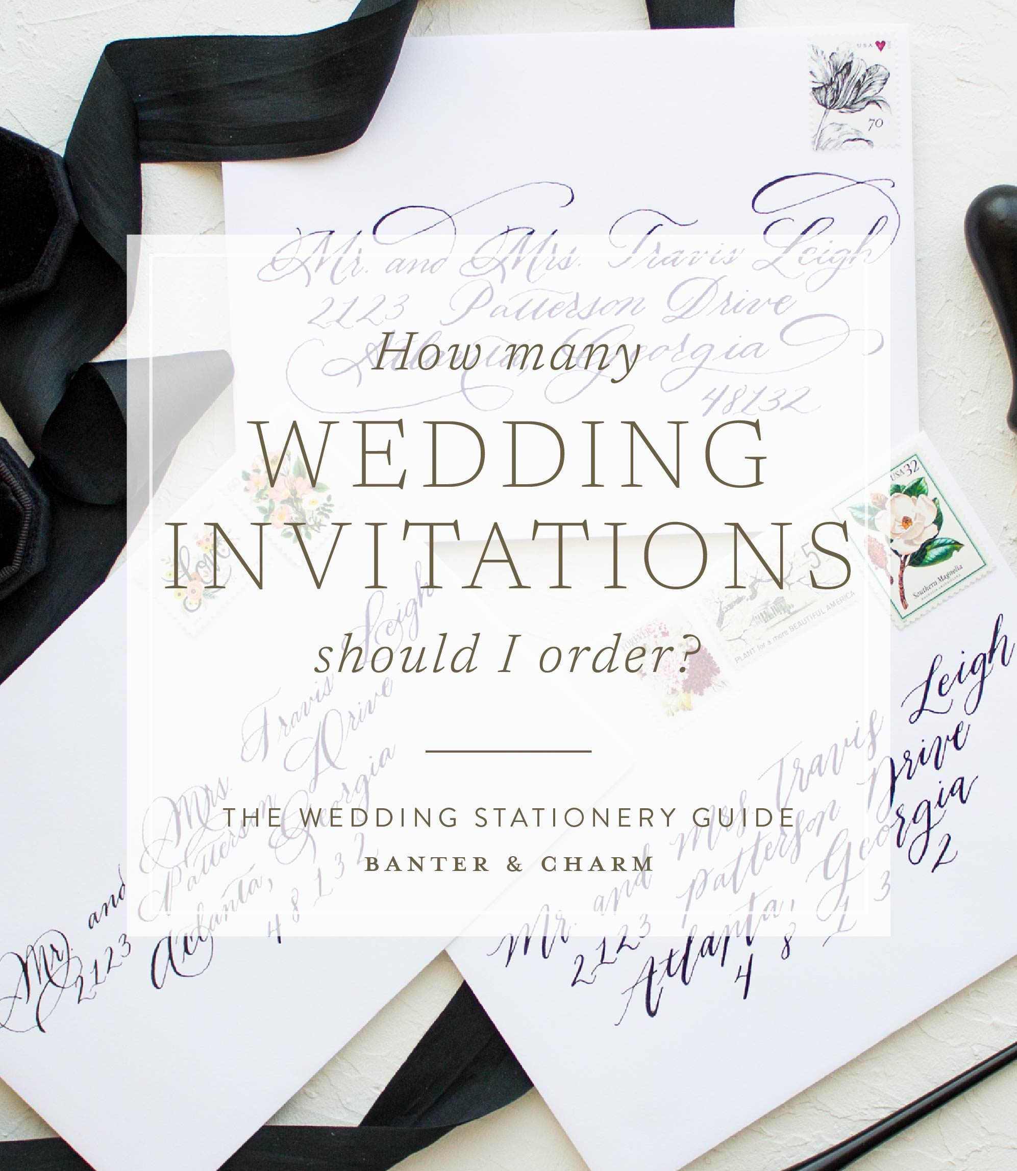 How many wedding invitations should I order