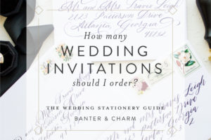 how many wedding invitations should I order
