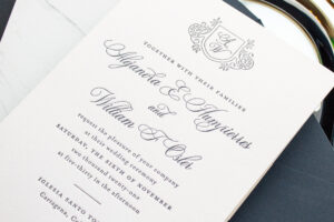 initial wedding invitations