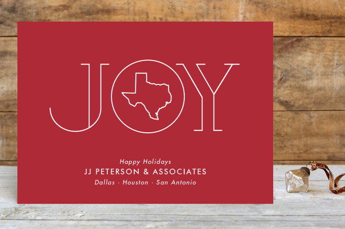 2015 Holiday Card Collection for Minted: Joy from our State