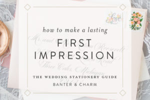 make a lasting first impression
