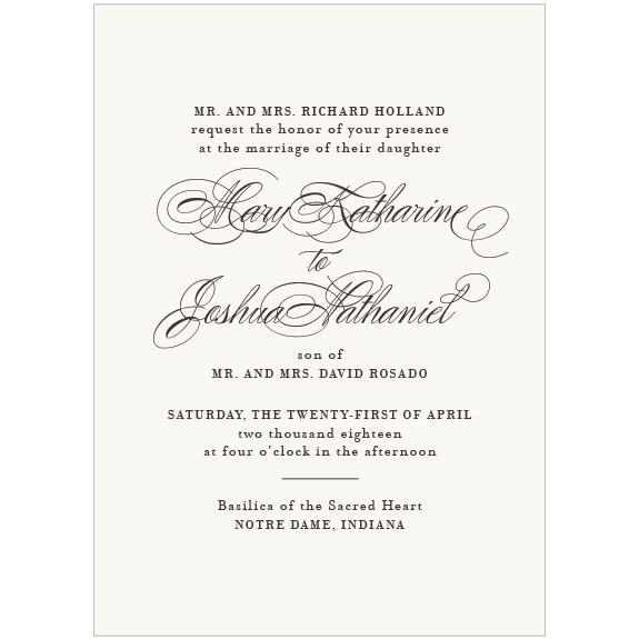 wedding invitation layouts