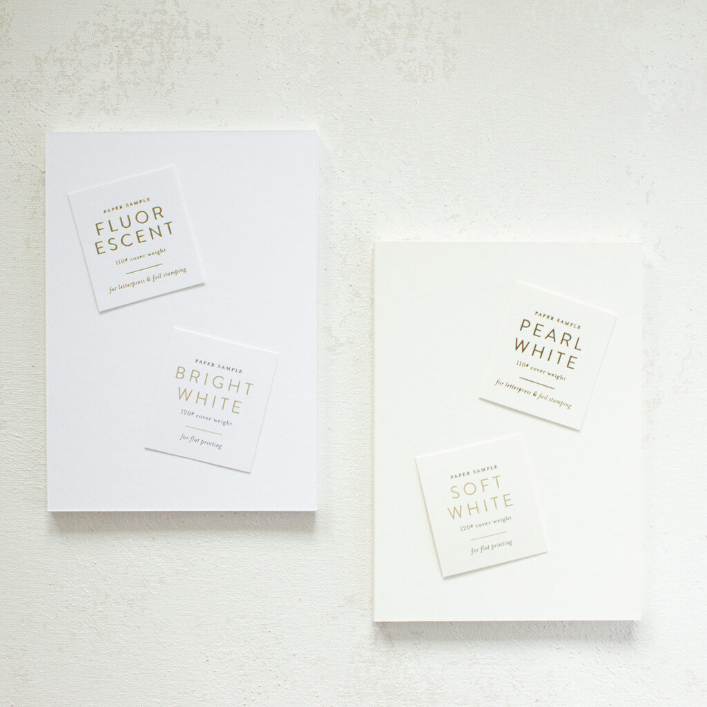 letterpress vs flat print paper options