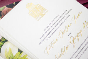 National Shrine of St Rita-of-Cascia Wedding invitation