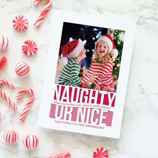 naughty or nice christmas cards for kids
