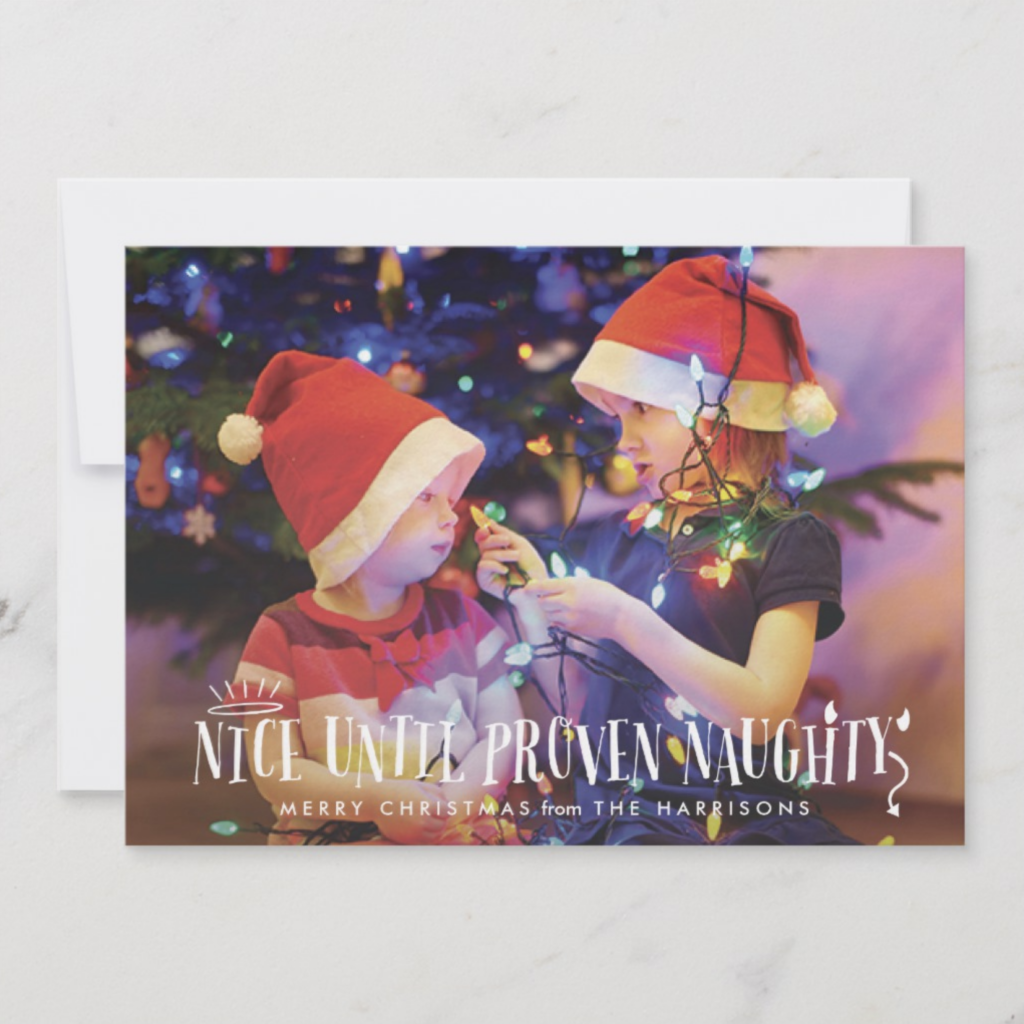 naughty or nice funny christmas cards