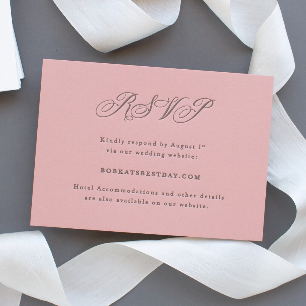 Wedding Stationery Guide RSVP Card Wording Samples Banter and Charm