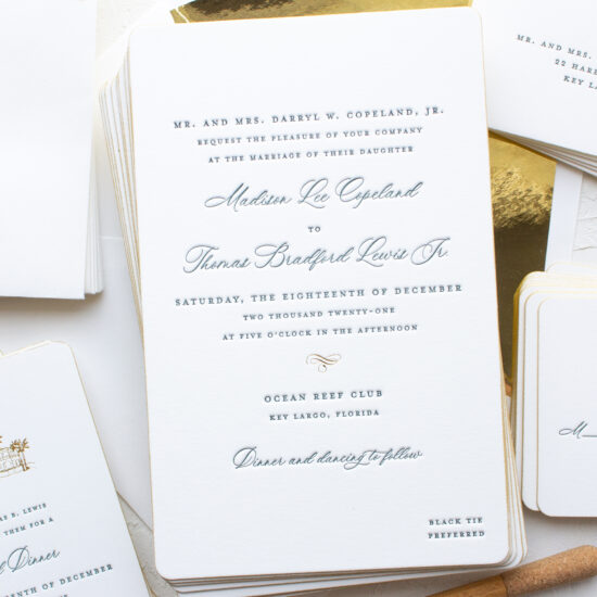 Ocean Reef Club Wedding Invitations | Madison - Banter and Charm