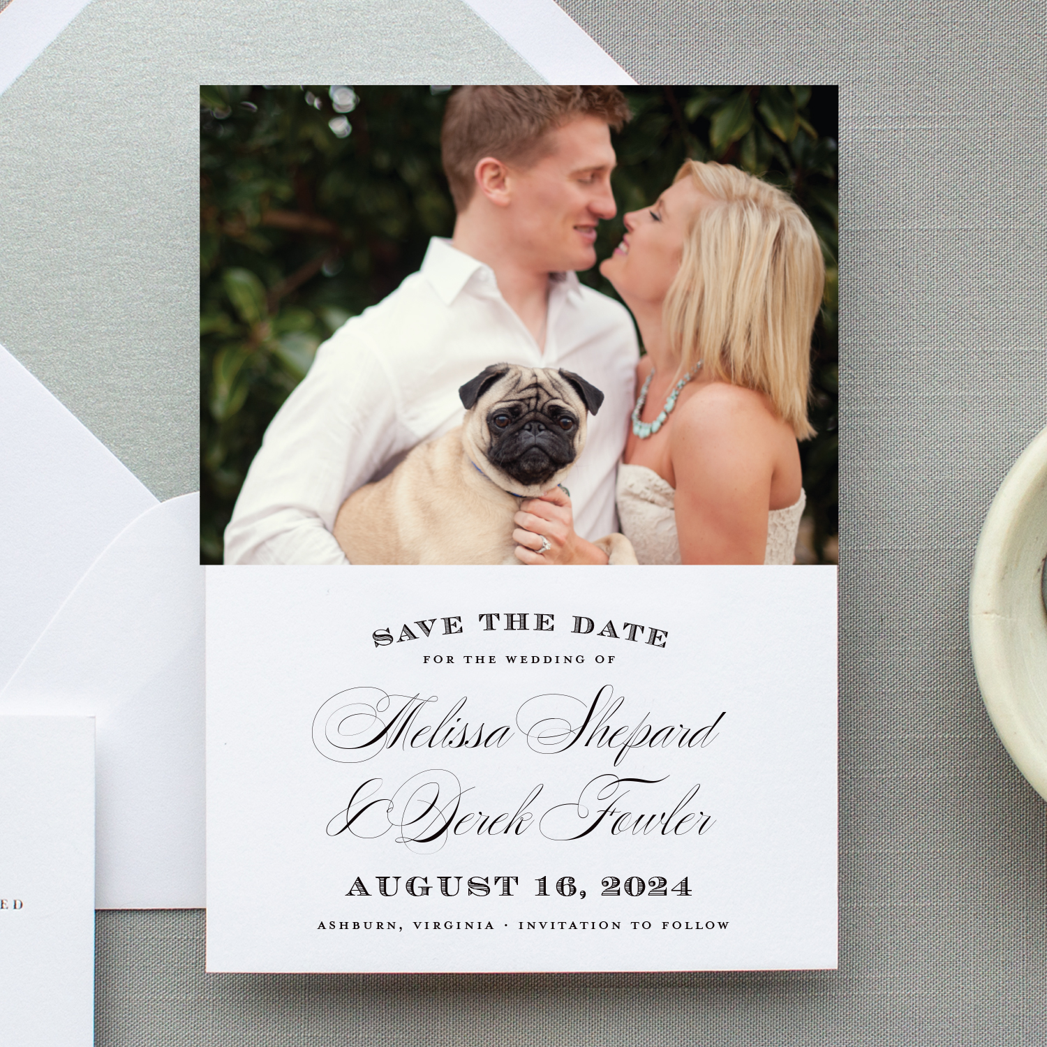 Photo Save the Date photo plus wording