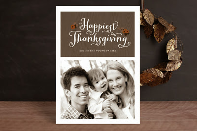 thanksgiving, fall, autumn, photo card, minted