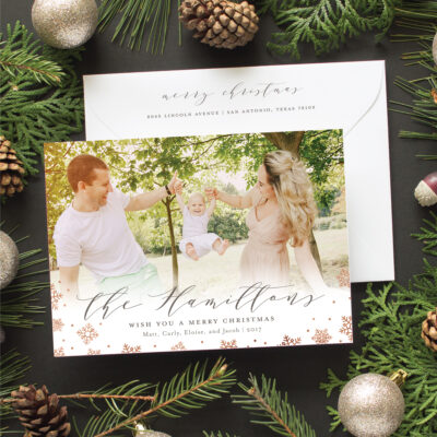 Foil Pressed Christmas Cards | 2017 Holiday Collection