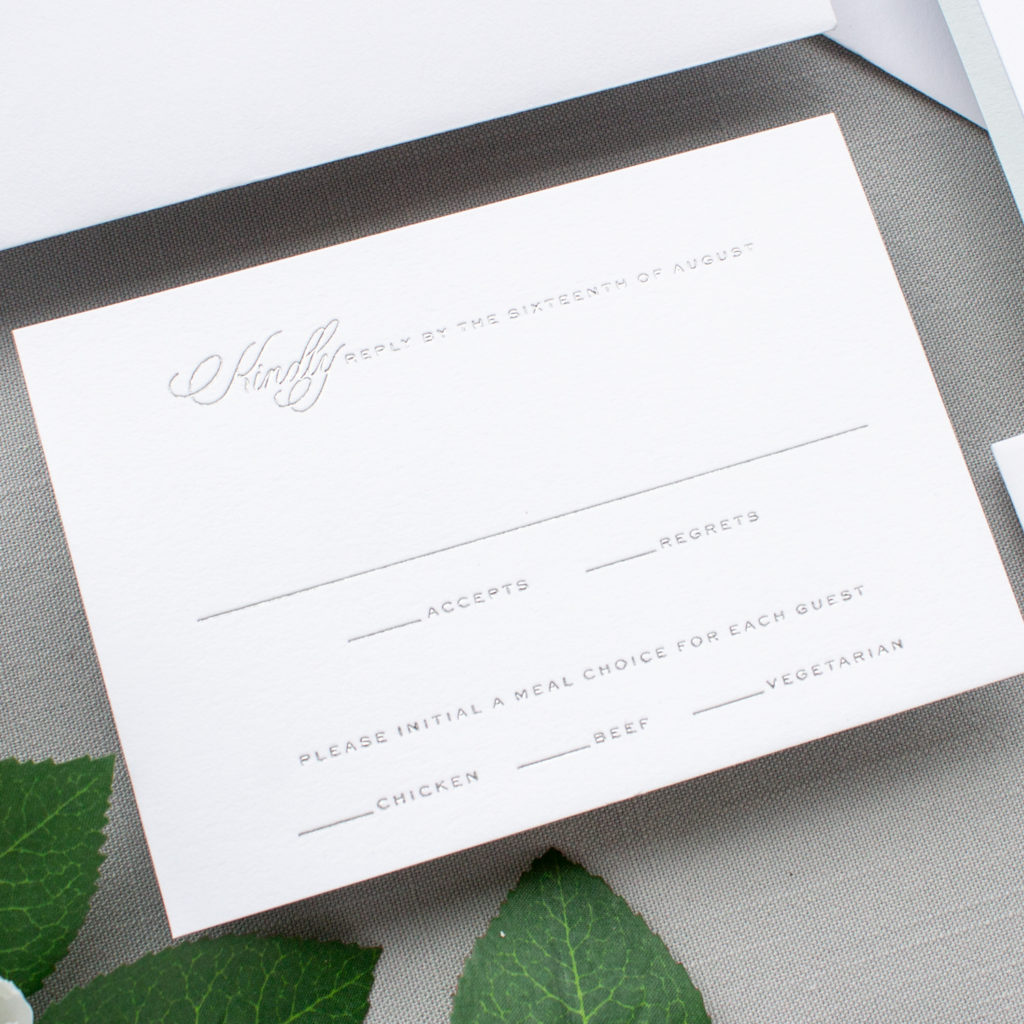 Foil Pressed Wedding Invitations | Epitome - Banter and Charm