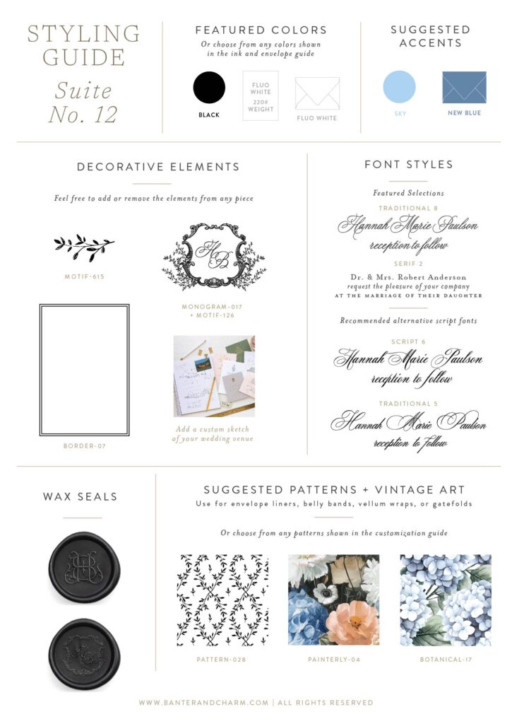 wedding invitation styling guide