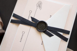wax seal wedding invitations