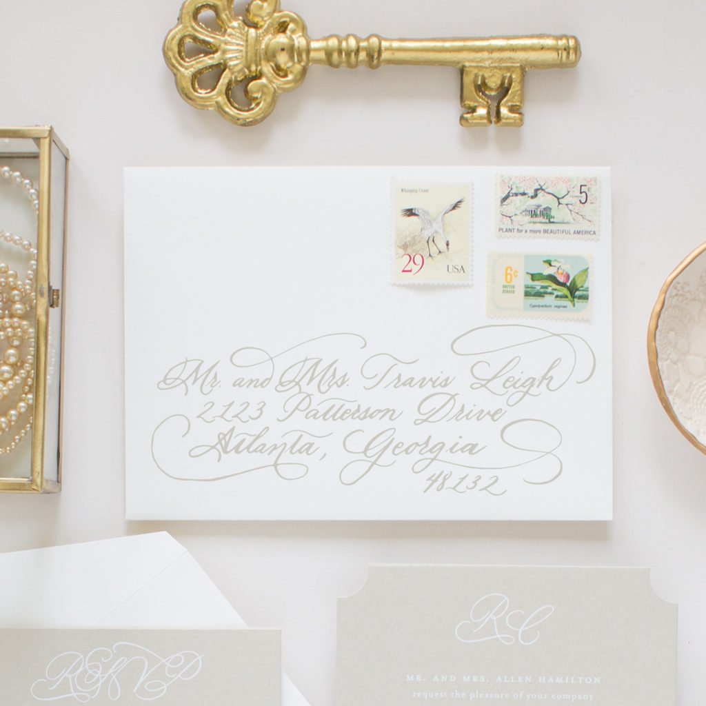 wedding invitation calligraphy