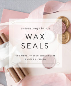 unique ways to use wax seals