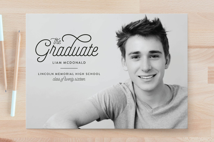 graduation photo cards for Minted