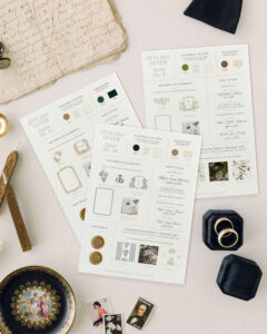 wedding invitation styling guide