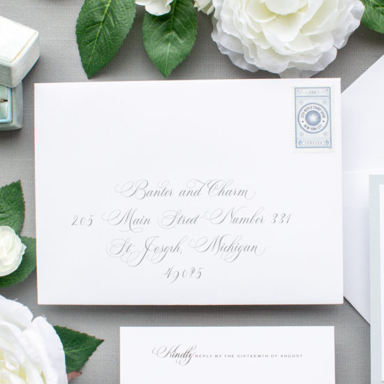 Foil Pressed Wedding Invitations | Epitome - Banter and Charm