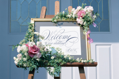 Wedding welcome sign