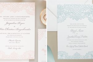invitation in different colors