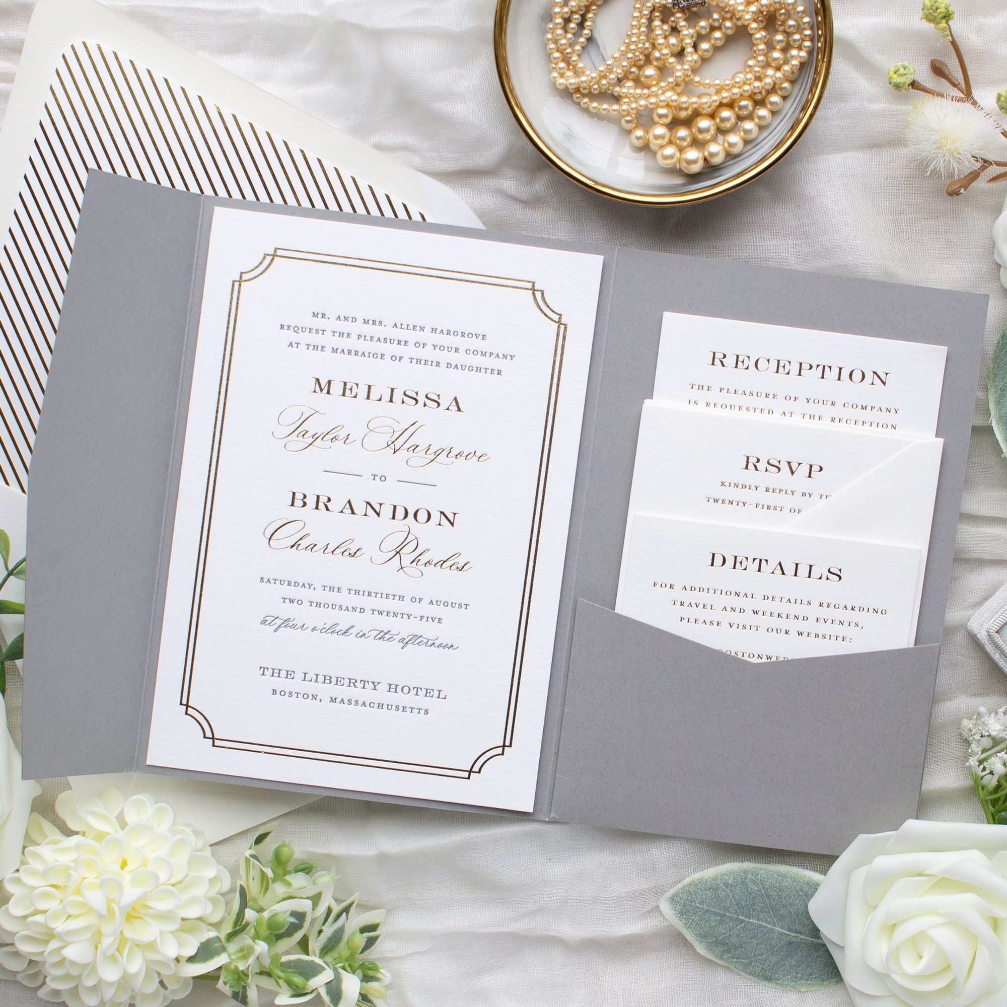 pocketfolder wedding invitations