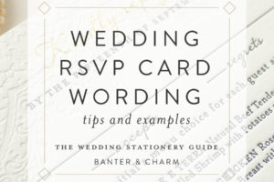 sample rsvp card wording